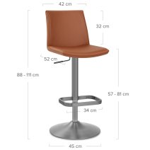 Tabouret de Bar Faux Cuir - Alto