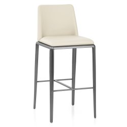 Tabouret de Bar Faux Cuir -...