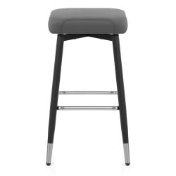 Tabouret de Bar Faux Cuir -...