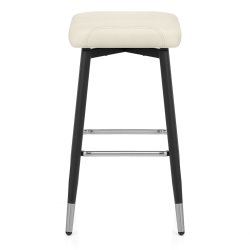 Tabouret de Bar Faux Cuir -...