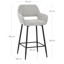 Tabouret Tissu - Raven