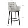 Tabouret de Bar Faux Cuir - Maverick