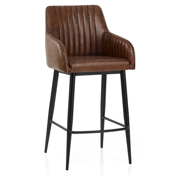 Tabouret de Bar Faux Cuir - Avalon