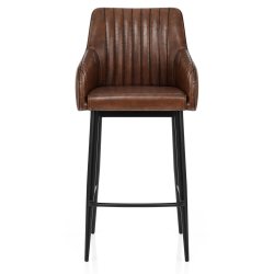 Tabouret de Bar Faux Cuir -...