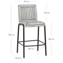 Tabouret de Bar Faux Cuir - Osprey