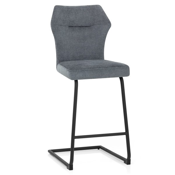 Tabouret de Bar Tissu - Troy