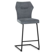 Tabouret de Bar Tissu - Troy