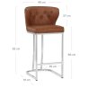 Tabouret de bar Faux Cuir - Oregon