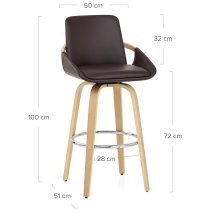 Tabouret de Bar Faux Cuir - Ohio