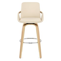 Tabouret de Bar Faux Cuir -...