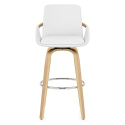 Tabouret de Bar Faux Cuir -...