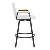 Tabouret Faux Cuir Chene - Marco