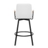 Tabouret Faux Cuir Chene - Marco