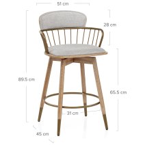 Tabouret Tissu Bois - Opera