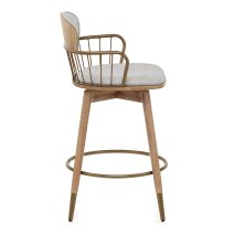 Tabouret Tissu Bois - Opera