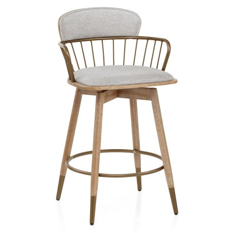Tabouret Tissu Bois - Opera