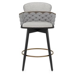 Tabouret de Bar Tissu -...