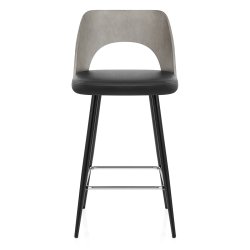 Tabouret Bois Gris et Faux...
