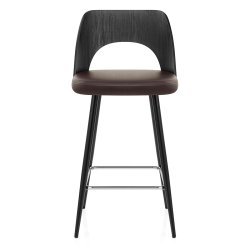 Tabouret Bois Noir et Faux...