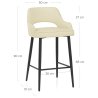 Tabouret de bar Faux Cuir - Sutton