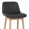 Tabouret de bar faux cuir - Cove