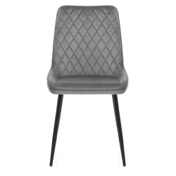 Chaise Velours - Chevy Bleu