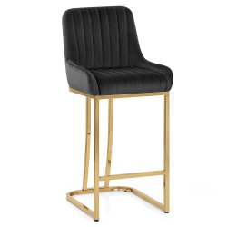 Tabouret de Bar Velours -...