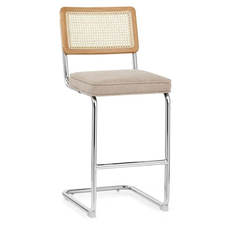 Tabouret de Bar Tissu - Clara