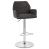 Chaise de bar Faux Daim - Harvard