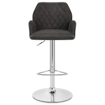 Chaise de bar Faux Daim - Harvard