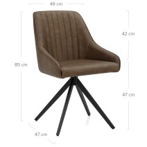 Chaise Faux Cuir - Amelia