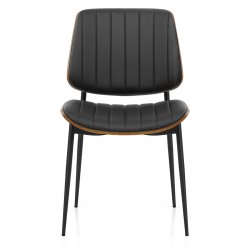 Chaise Bois Faux Cuir - Lara