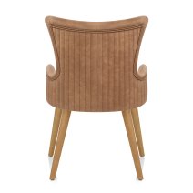 Chaise Faux Cuir Bois - Diablo