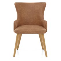 Chaise Faux Cuir Bois - Diablo
