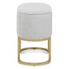 Tabouret Champagne Tissu - Duet