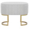 Tabouret Champagne Tissu - Duet