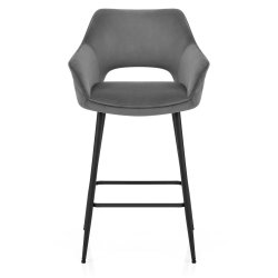 Chaise de bar Velours - Viola