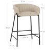 Tabouret de Bar Faux Cuir - Cub