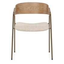 Chaise Chêne Tissu - Lauren