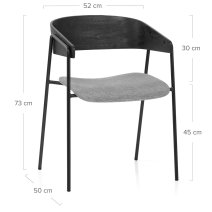 Chaise Tissu - Lauren
