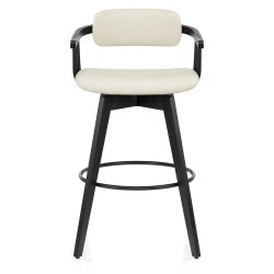 Tabouret Cuir Véritable -...