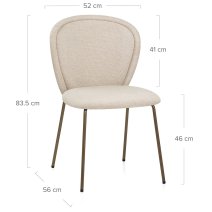 Chaise Tissu - Isabella