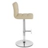Chaise de Bar Faux Cuir Chrome - Grid Offre Spéciale