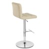 Chaise de Bar Faux Cuir Chrome - Grid Offre Spéciale