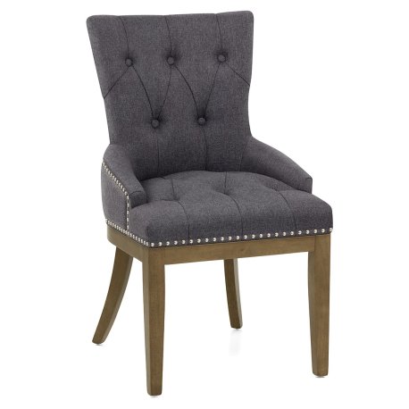 Chaise Chêne Tissu - Knightsbridge