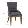 Chaise Chêne Tissu - Knightsbridge