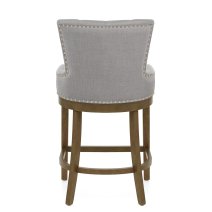 Tabouret de Bar Bois Tissu - Knightsbridge