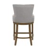 Tabouret de Bar Bois Tissu - Knightsbridge