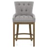Tabouret de Bar Bois Tissu - Knightsbridge