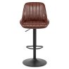 Tabouret de Faux Cuir Réglable - Mustang
